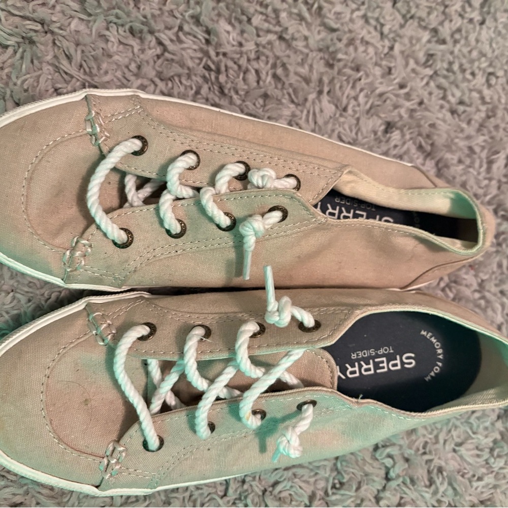 Sperry Canvas Sneakers in Light Beige